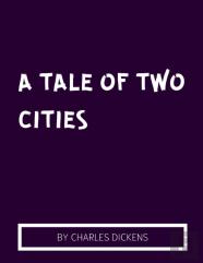 A Tale Of Two Cities By Charles Dickens