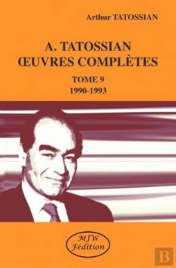 Bertrand.pt - A. Tatossian Oeuvres Completes Tome 9 : 1990-1993