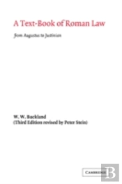 A Text-Book Of Roman Law