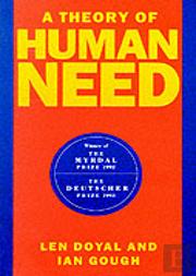 A Theory Of Human Needs