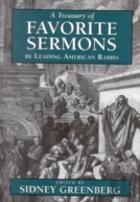A Treasury Of Favorite Sermons By Leading American Rabbis