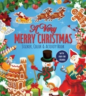A Very Merry Christmas Sticker, Color & Activity Book