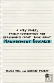 A Very Short, Fairly Interesting And Reasonably Cheap Book About Management Research