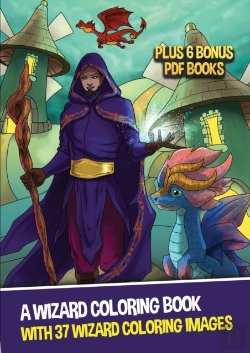 Bertrand.pt - A Wizard Coloring Book (With 37 Wizard Coloring Images)