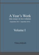 A Year'S Work Volume I