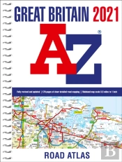A -Z Great Britain Road Atlas 2021 (A4 Spiral)
