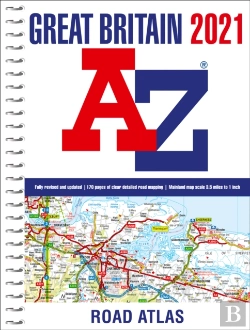 Bertrand.pt - A -Z Great Britain Road Atlas 2021 (A4 Spiral)