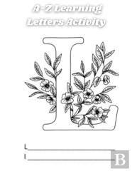 A-Z Learning Letters Activity