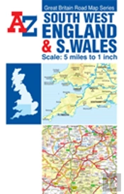 A-Z Sw England & S Wales Road Map