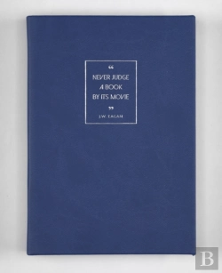 Bertrand.pt - A5 Nb Blue Never Judge A Book By Its Mov