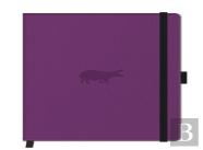 A5 Purple Hippo Nbook Plain