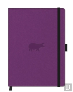 Bertrand.pt - A5 Purple Hippo Nbook Plain