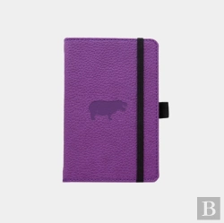 Bertrand.pt - A6 Pocket Purple Hippo Notebook