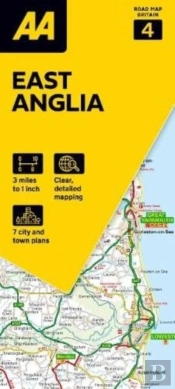 Aa Road Map East Anglia