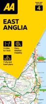 Aa Road Map East Anglia
