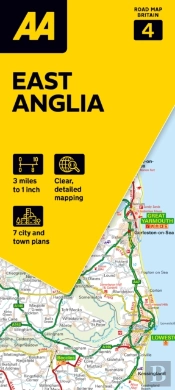 Aa Road Map East Anglia