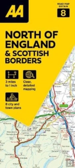 Bertrand.pt - Aa Road Map North Of England & Scottish Borders