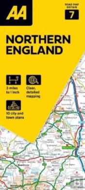 Aa Road Map Northern England
