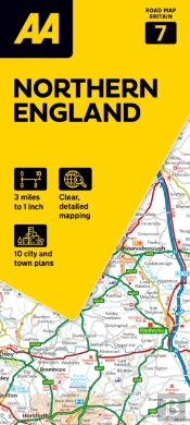 Aa Road Map Northern England