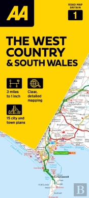 Aa Road Map The West Country & South Wales