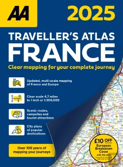 Bertrand.pt - Aa Traveller'S Atlas France 2025