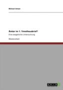 Aã¢Â‚¬Å¾Mter Im 1. Timotheusbrief?