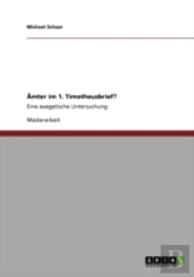 Aã¢Â‚¬Å¾Mter Im 1. Timotheusbrief?