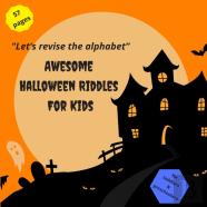 Ã¢Â‚¬Å¾Let'S Revise The Alphabet'' Awesome Halloween Riddles For Kids