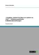 Ã¢Â‚¬Å¾Lissabon, Hattest Du Denn An Lastern So Viel?'' - Voltaires Poetische Erdbebendarstellungen