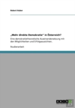 Bertrand.pt - Aã¢Â€Šâ¬Zmehr Direkte Demokratieaã¢Â€Šâ¬Ã…Â€Œ In A-Sterreich?