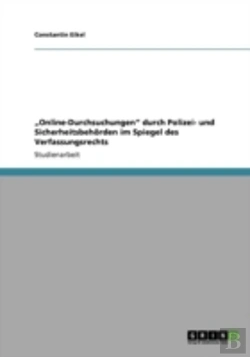 Bertrand.pt - Aã¢Â€Šâ¬Zonline-Durchsuchungenaã¢Â€Šâ¬Ã…Â€Œ Durch Polizei- Und Sicherheitsbehaã‚Â¶Rden Im Spiegel Des Verfassungsrechts