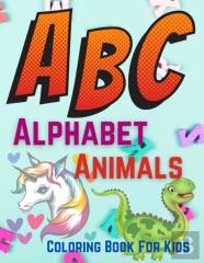Abc Alphabet Animals Coloring Book For Kids