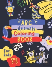 Abc Animals Coloring Book For Kids Ages 3-5