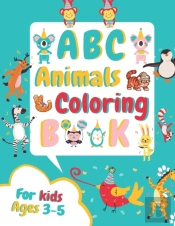 Abc Animals Coloring Book For Kids Ages 3-5