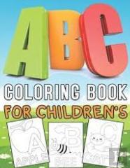 Abc Coloring Book For Children'S