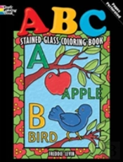 Abc Stained Glass Coloring Book