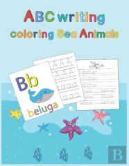 Abc Writing Coloring Sea Animals