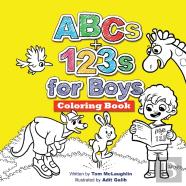 Abcs And 123s For Boys Coloring Book