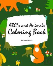 Abc'S And Animals Coloring Book For Children (8x10 Coloring Book / Activity Book)