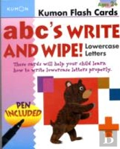 Abc'S Lowercase Write & Wipe Flash Cards