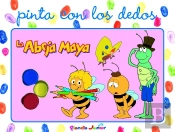Abeja Maya Pinta Con Los Dedos  