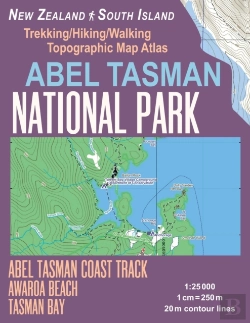 Bertrand.pt - Abel Tasman National Park Trekking/Hiking/Walking Topographic Map Atlas Abel Tasman Coast Track Awaroa Beach New Zealand South Island 1