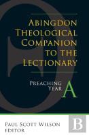 Abingdon Theological Companion To The Lectionary