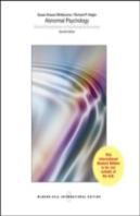 Abnormal Psychology: Clinical Perspectives On Psychological Disorders