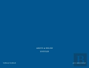 Above & Below ; Balthasar Burkhard Et Peter Downsbrough