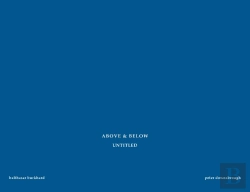 Bertrand.pt - Above & Below ; Balthasar Burkhard Et Peter Downsbrough