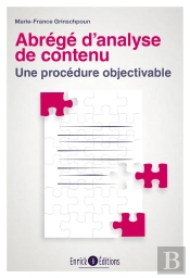 Abrégé D'Analyse De Contenu ; Une Procédure Objectivable