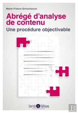 Bertrand.pt - Abrégé D'Analyse De Contenu ; Une Procédure Objectivable