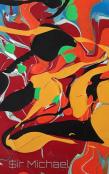 Abstract  Painting Sir Michael  Artist Creative Blank Journal