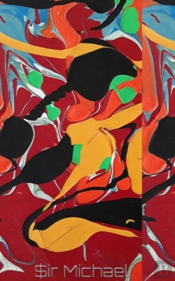 Bertrand.pt - Abstract  Painting Sir Michael  Artist Creative Blank Journal